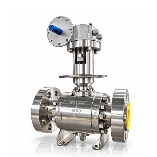 Class 2500 High Pressure Cryogenic Trunnion Mounted Ball Valve