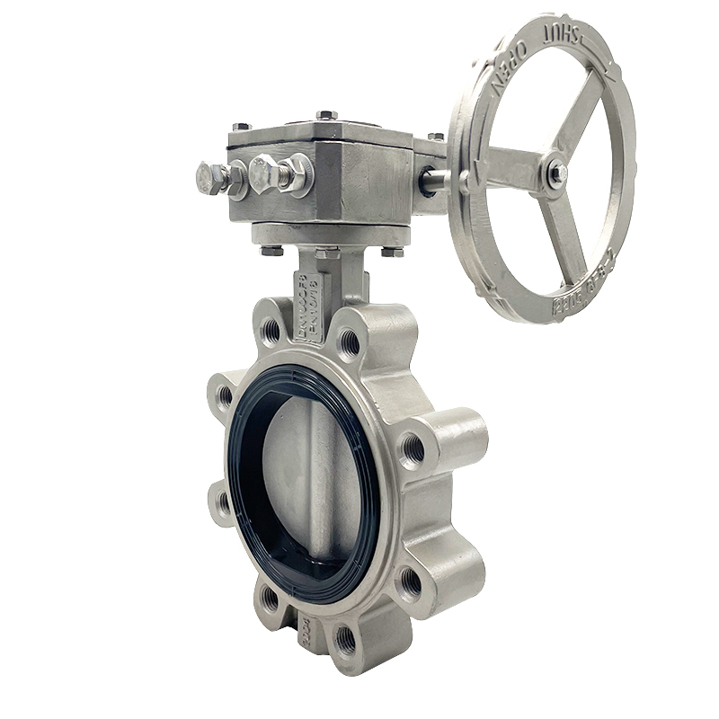 gearbox operated butterfly valve