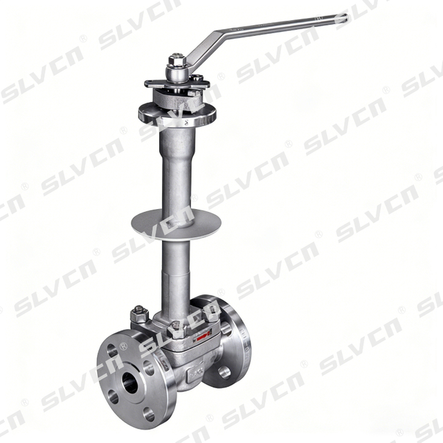 Cryogenic Top Entry Floating Ball Valve with Extended Stem