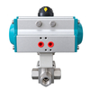 Pneumatic High Pressure 3 Way Ball Valve