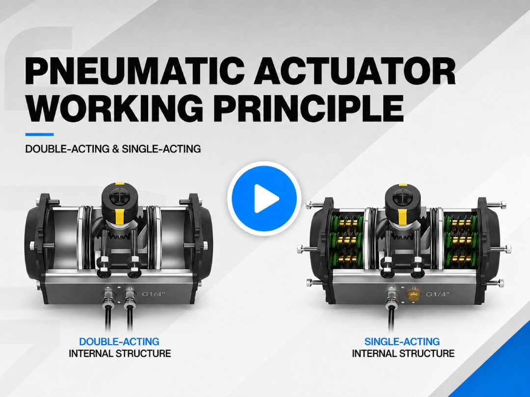 PNEUMATIC ACTUATOR WORKING PRINCIPLE