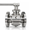 F316 Forged Reduced Bore Trunnion Ball Valve with Flanged Ends