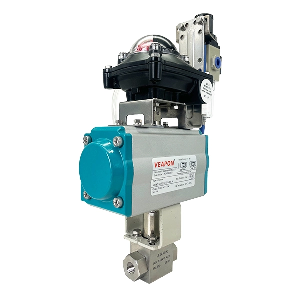 High-Pressure Ball Valve with Limit Switch