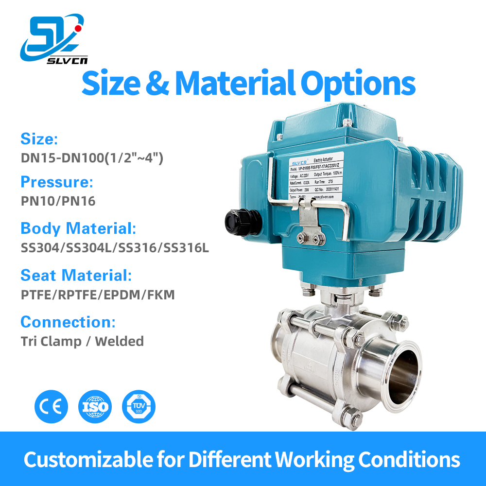 Electric Clamp Ball Valve