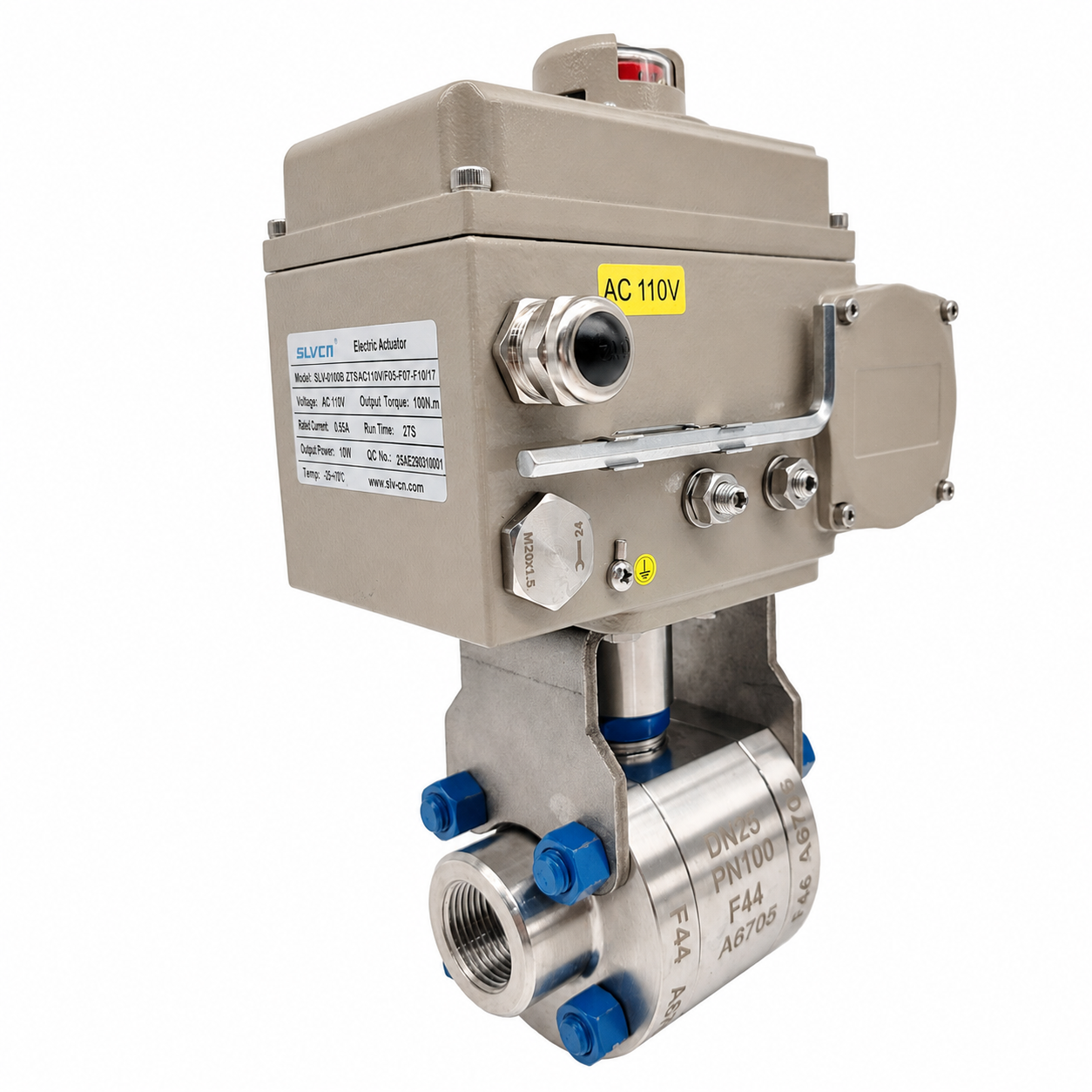 Electric High Pressure Forged Ball Valve