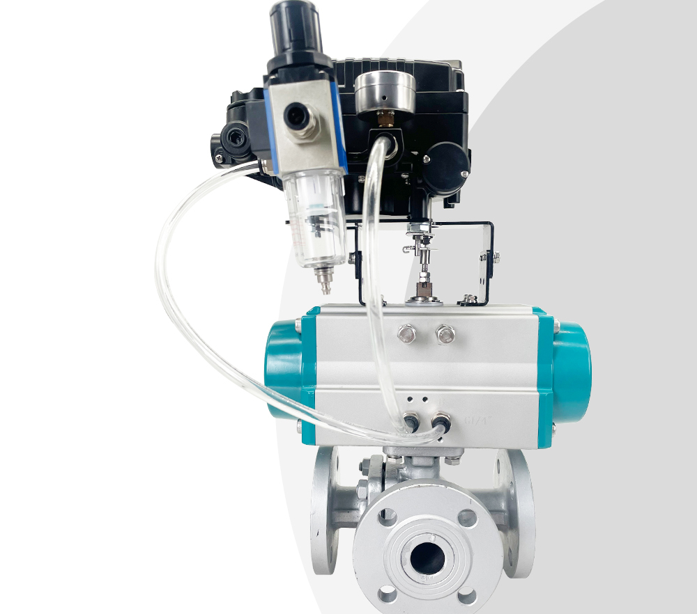 3 way flanged ball valve