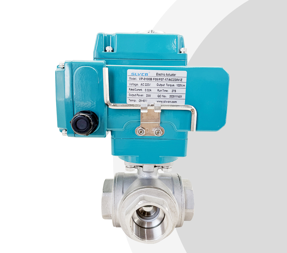 3 way electric ball valve
