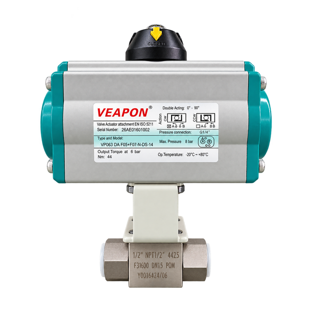Pneumatic High Pressure Ball Valve